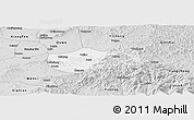 Silver Style Panoramic Map of Jiang Xian