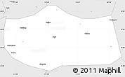 Silver Style Simple Map of Jiang Xian