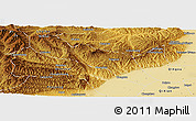 Physical Panoramic Map of Jiaocheng