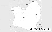 Silver Style Simple Map of Jingle