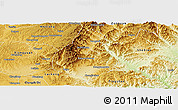 Physical Panoramic Map of Licheng