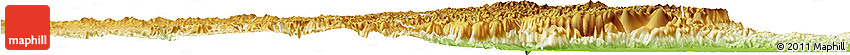 Physical Horizon Map of Lingchuan