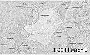 Silver Style 3D Map of Liulin