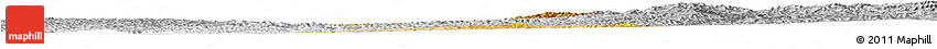 Physical Horizon Map of Liulin, lighten, desaturated