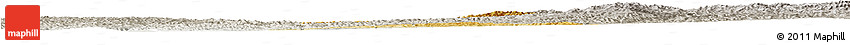 Physical Horizon Map of Liulin, lighten, semi-desaturated