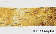 Physical Panoramic Map of Liulin
