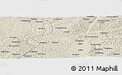Shaded Relief Panoramic Map of Liulin