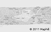 Silver Style Panoramic Map of Liulin
