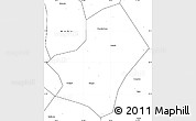 Blank Simple Map of Liulin