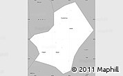 Gray Simple Map of Liulin