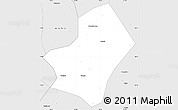 Silver Style Simple Map of Liulin