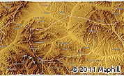 Physical 3D Map of Loufan