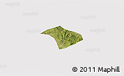 Satellite 3D Map of Lucheng, cropped outside