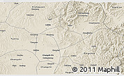 Shaded Relief 3D Map of Lucheng