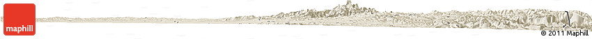 Shaded Relief Horizon Map of Lucheng Shaded Relief Horizon Map of Lucheng