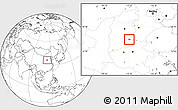 Blank Location Map of Lucheng