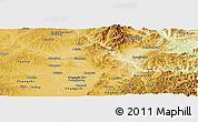 Physical Panoramic Map of Lucheng