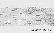 Silver Style Panoramic Map of Lucheng