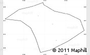 Blank Simple Map of Lucheng, cropped outside