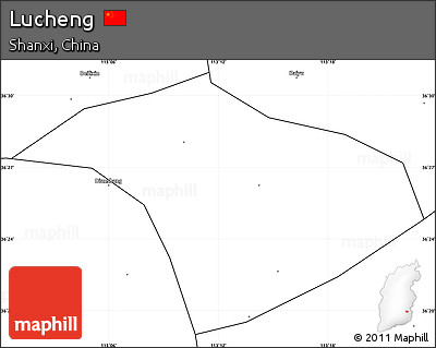 Blank Simple Map of Lucheng