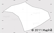 Silver Style Simple Map of Lucheng, cropped outside