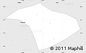Silver Style Simple Map of Lucheng