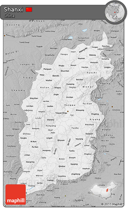 Gray Map of Shanxi