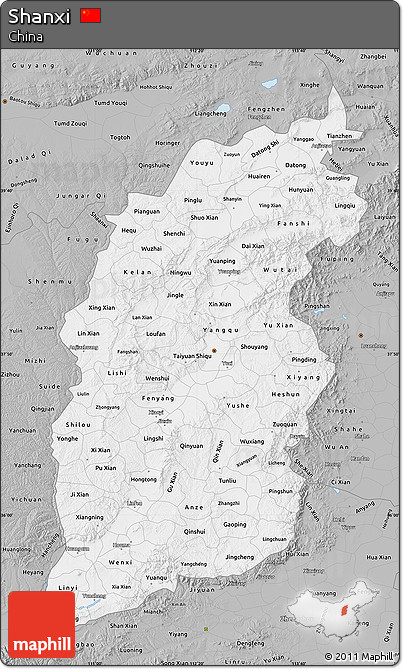 Gray Map of Shanxi
