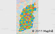 Political Map of Shanxi, lighten