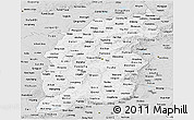 Silver Style Panoramic Map of Shanxi