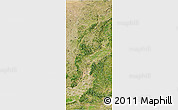 Satellite 3D Map of Pinglu