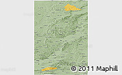 Savanna Style Panoramic Map of Pinglu