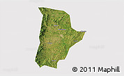 Satellite 3D Map of Qin Xian, cropped outside