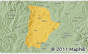 Savanna Style 3D Map of Qin Xian
