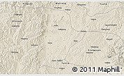 Shaded Relief 3D Map of Qin Xian