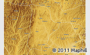 Physical Map of Qin Xian