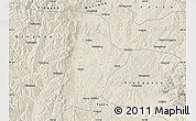 Shaded Relief Map of Qin Xian