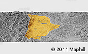 Physical Panoramic Map of Qin Xian, desaturated