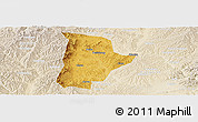 Physical Panoramic Map of Qin Xian, lighten