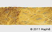 Physical Panoramic Map of Qin Xian