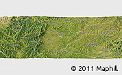 Satellite Panoramic Map of Qin Xian