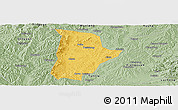 Savanna Style Panoramic Map of Qin Xian