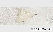 Shaded Relief Panoramic Map of Qin Xian, lighten