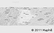Silver Style Panoramic Map of Qin Xian
