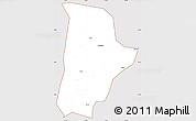 Classic Style Simple Map of Qin Xian, cropped outside