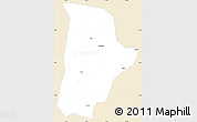 Classic Style Simple Map of Qin Xian, single color outside