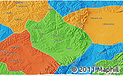 Political 3D Map of Shenchi