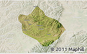 Satellite 3D Map of Shenchi, lighten
