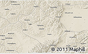 Shaded Relief 3D Map of Shenchi