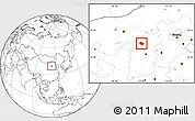 Blank Location Map of Shenchi